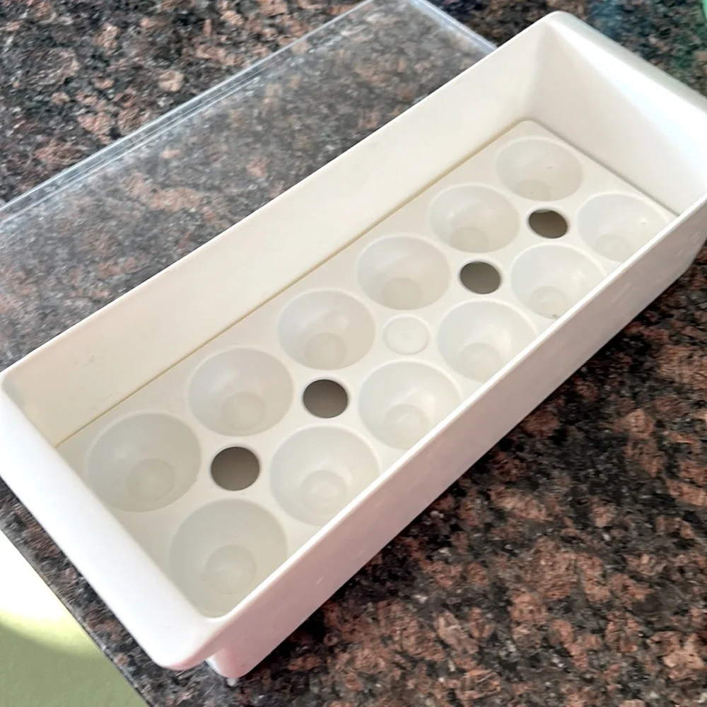 Egg Storage Container Refrigerator Organizer Lid 3 Piece